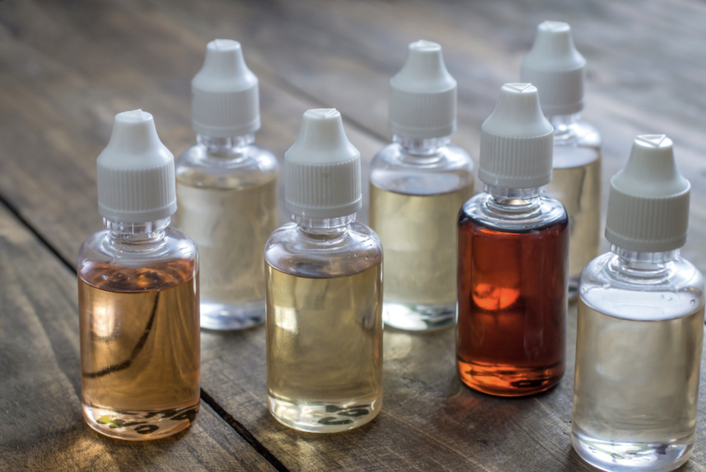 E-liquid can have a bad taste