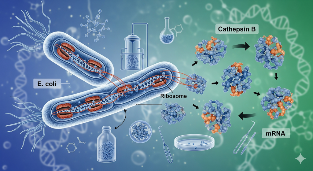 Image 1 of Optimizing Expression Conditions for Recombinant Ctsb in E. coli