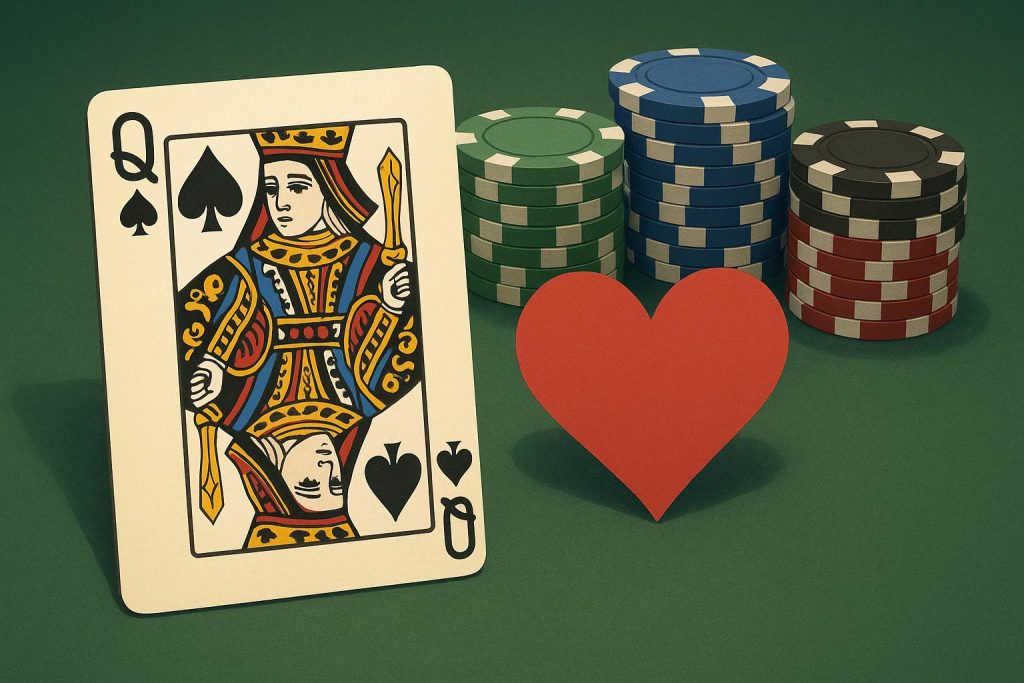 The Strategy of Evasion: Managing Risk and Probability in Hearts Online Digital Hearts card game with risk management icons representing strategy and probability