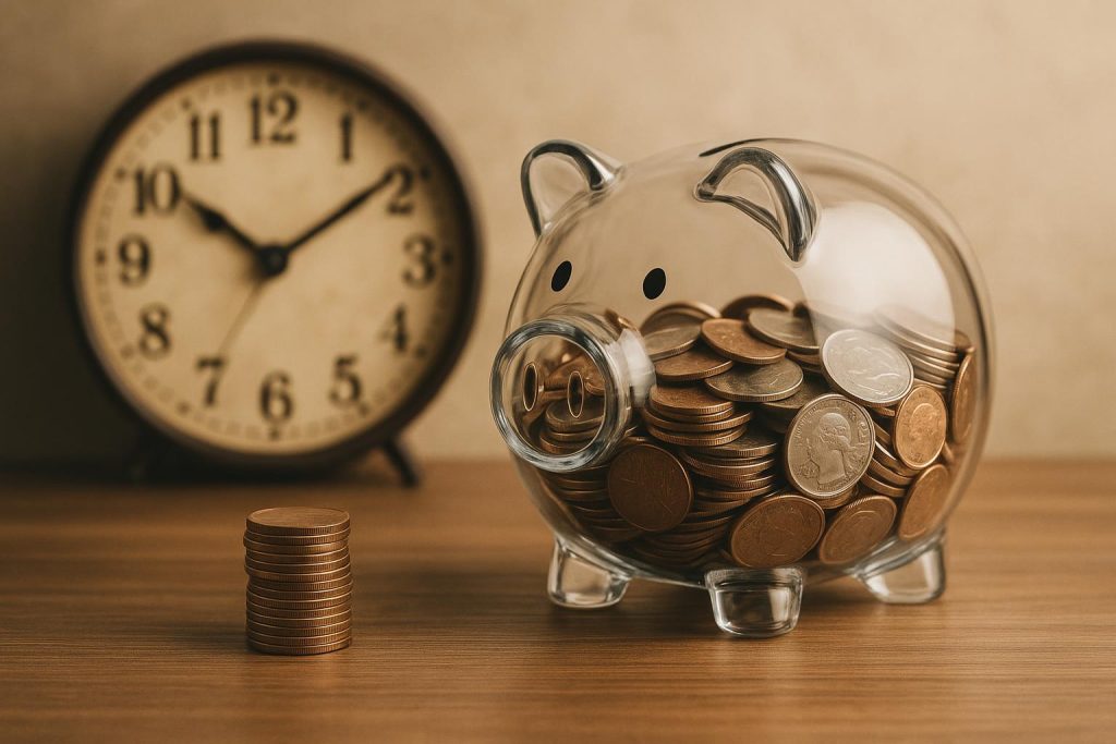 Empty wallet and financial documents illustrating challenges of relying solely on savings