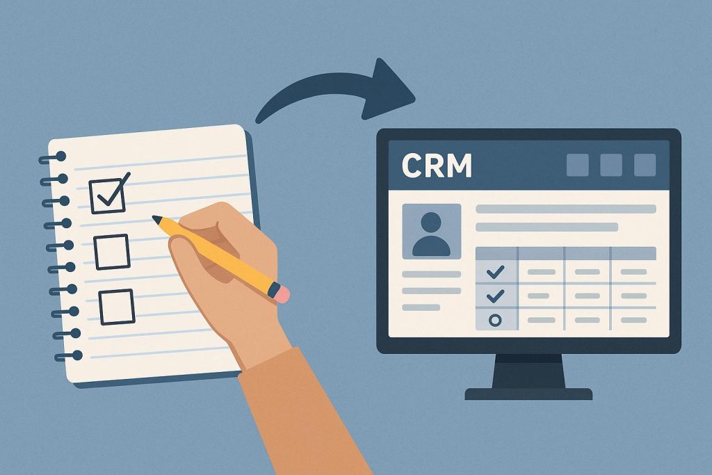 How to Move Away from Manual Customer Relationship Management Automated CRM software dashboard streamlining customer relationship management processes