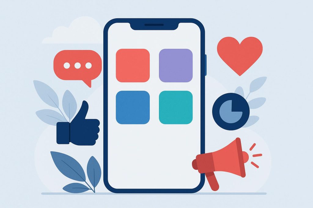 Custom iOS app interface boosting customer engagement with personalized features and notifications